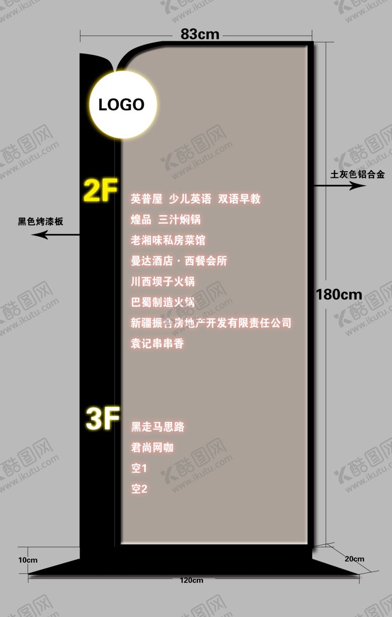 编号：63175105180821406382【酷图网】源文件下载-导示牌