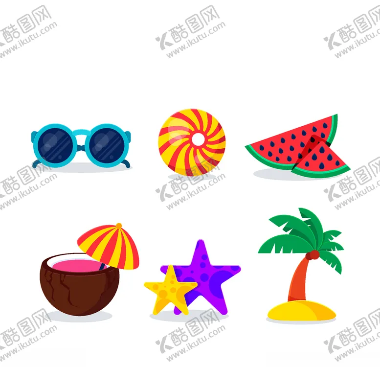 编号：33572806181858245583【酷图网】源文件下载-夏日元素