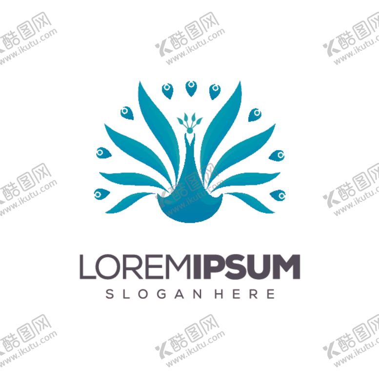编号：64571910191150411063【酷图网】源文件下载-孔雀logo