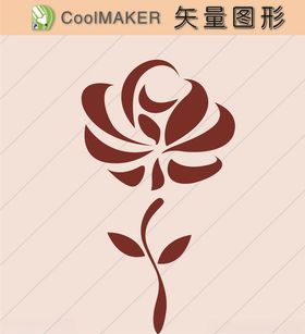 花草剪纸花草壁纸简洁手绘装饰纹画人物黑白人物影