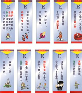 消防标语展板