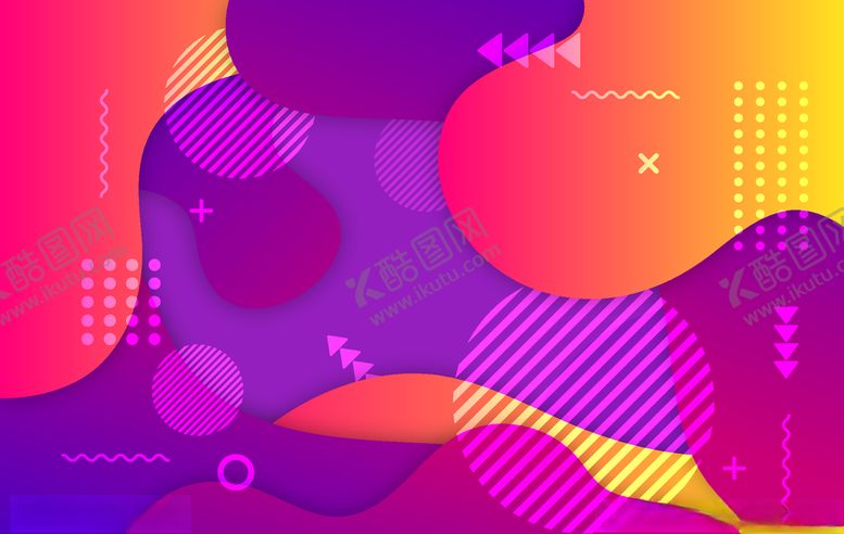 编号：65939409280705421939【酷图网】源文件下载-波浪多彩动感抽象背景