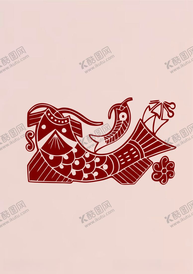 编号：71092012102150392319【酷图网】源文件下载-中国传统纹样鱼纹