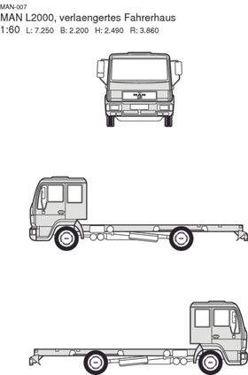 手绘货运汽车
