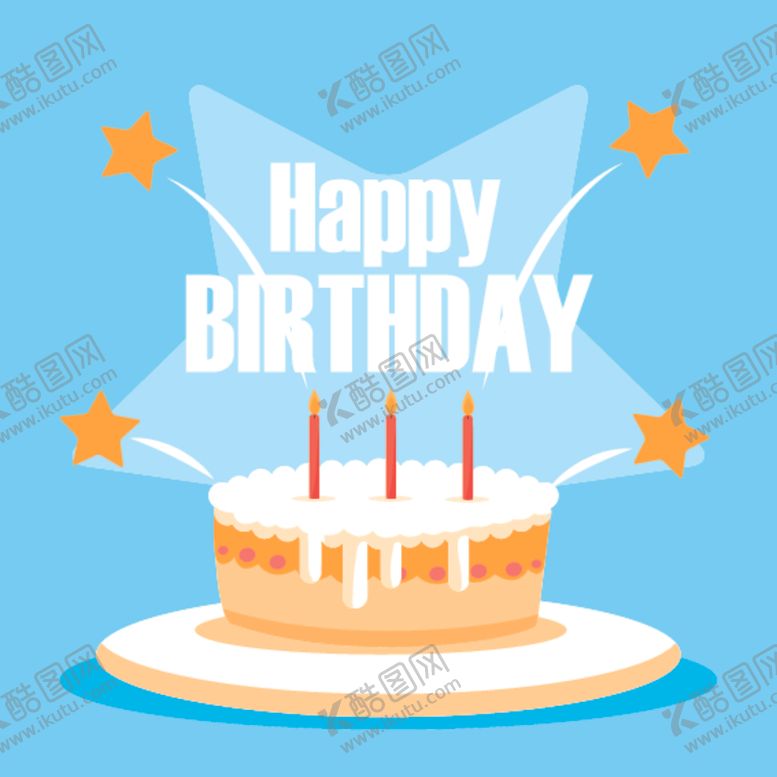 编号：73191110112017438073【酷图网】源文件下载-卡通生日蛋糕