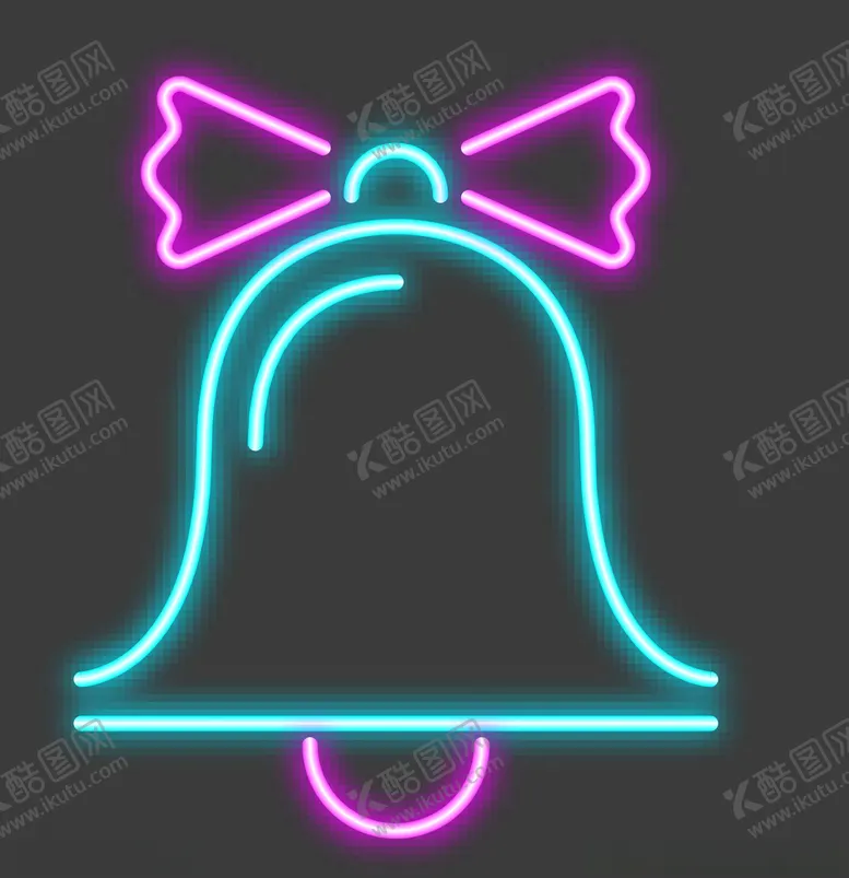 编号：63019206190156491950【酷图网】源文件下载-霓虹灯铃铛
