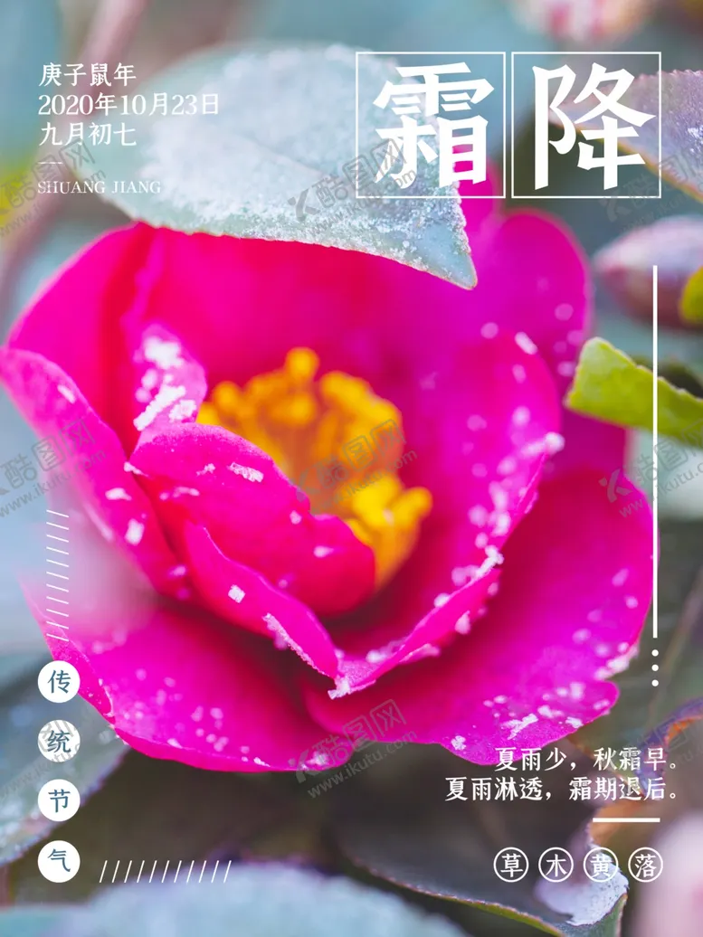 编号：56780204201910336067【酷图网】源文件下载-霜降