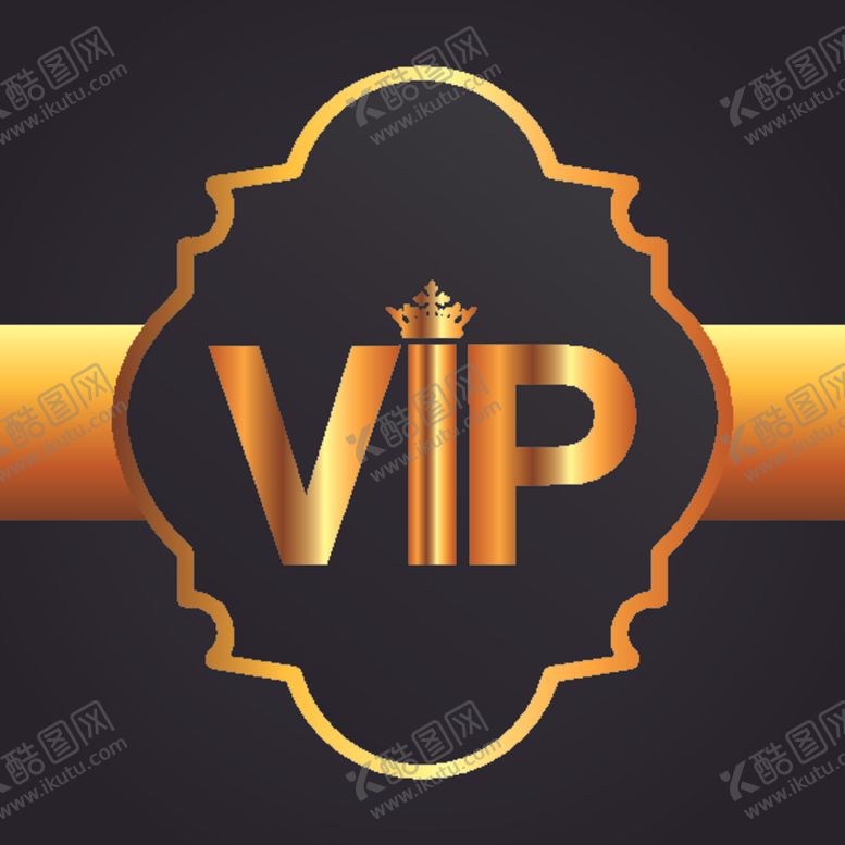 编号：70383910192149032278【酷图网】源文件下载-金色VIP标签