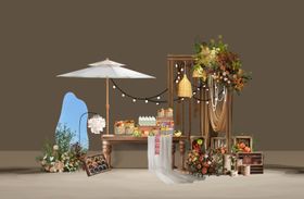 户外婚礼效果图