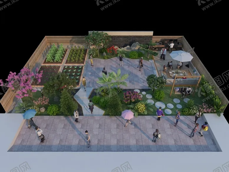 编号：41608302090259313084【酷图网】源文件下载-菜地模型3D