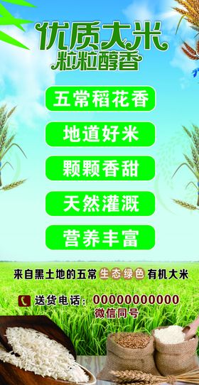 五常大米海报