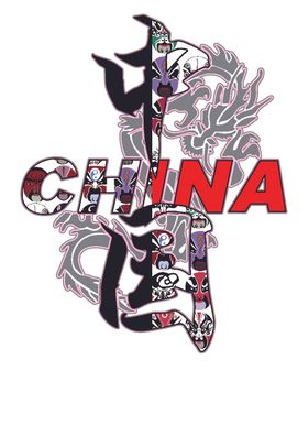 中国china脸谱