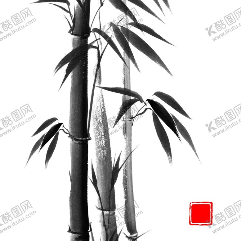 编号：22858906260239303116【酷图网】源文件下载-水墨竹子