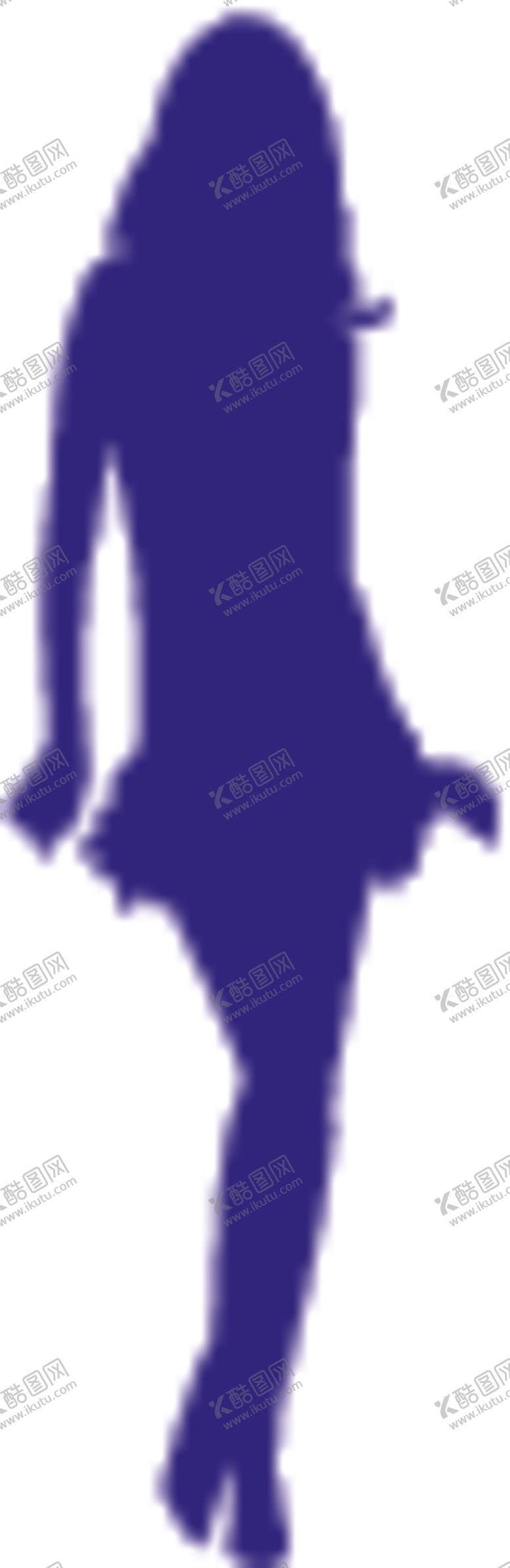 编号：38679204131523046869【酷图网】源文件下载-时尚美女剪影