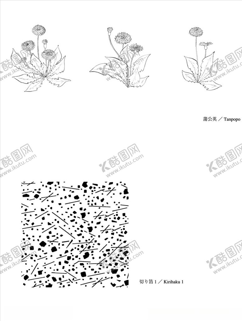 编号：18122010230704315789【酷图网】源文件下载-线描花朵