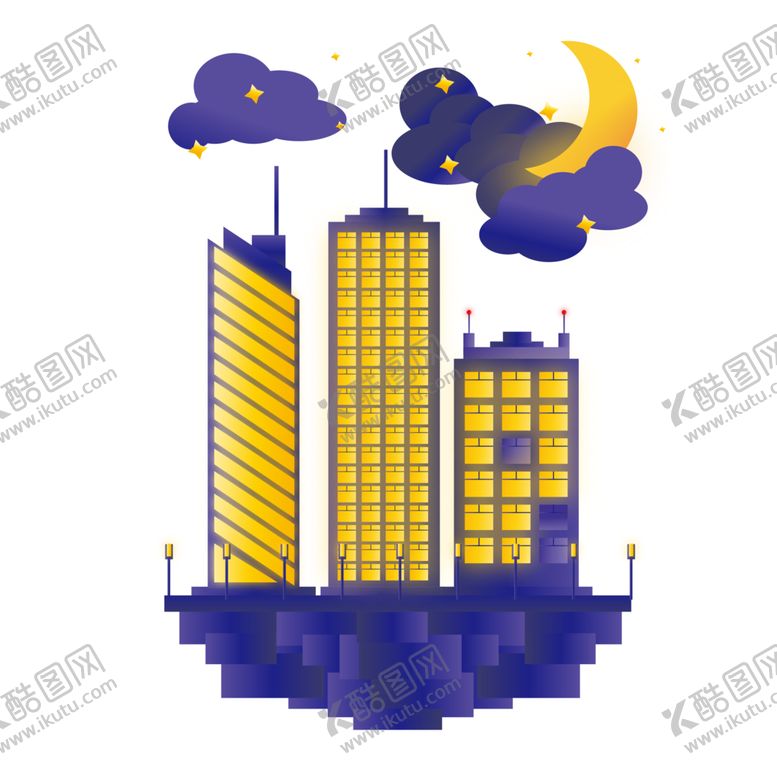 编号：16081104062118281327【酷图网】源文件下载-城市建筑剪影