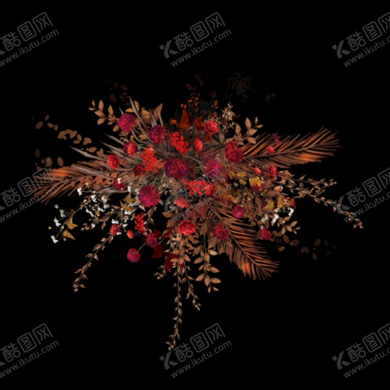 编号：09317509292324156083【酷图网】源文件下载-婚礼花艺素材