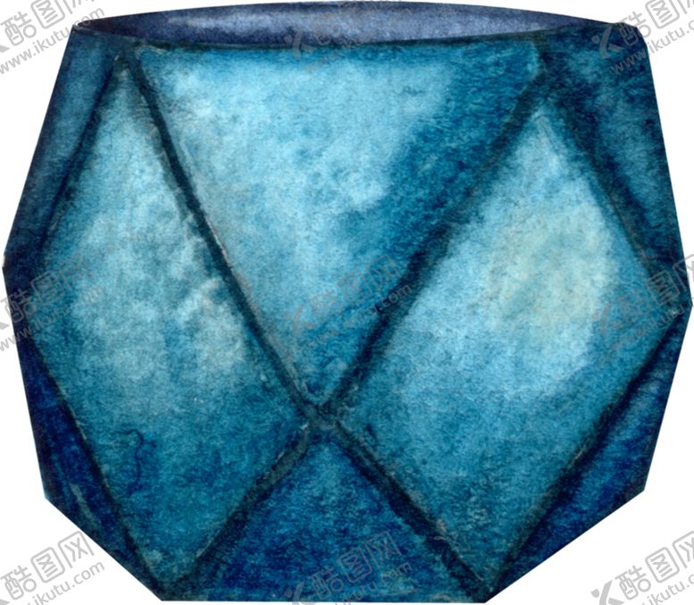 编号：65578110091611116309【酷图网】源文件下载-水彩花盆