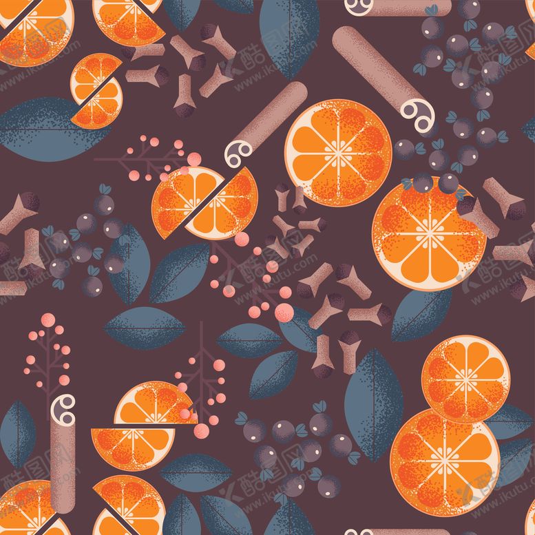 编号：30699610040210277209【酷图网】源文件下载-动植物无缝花纹