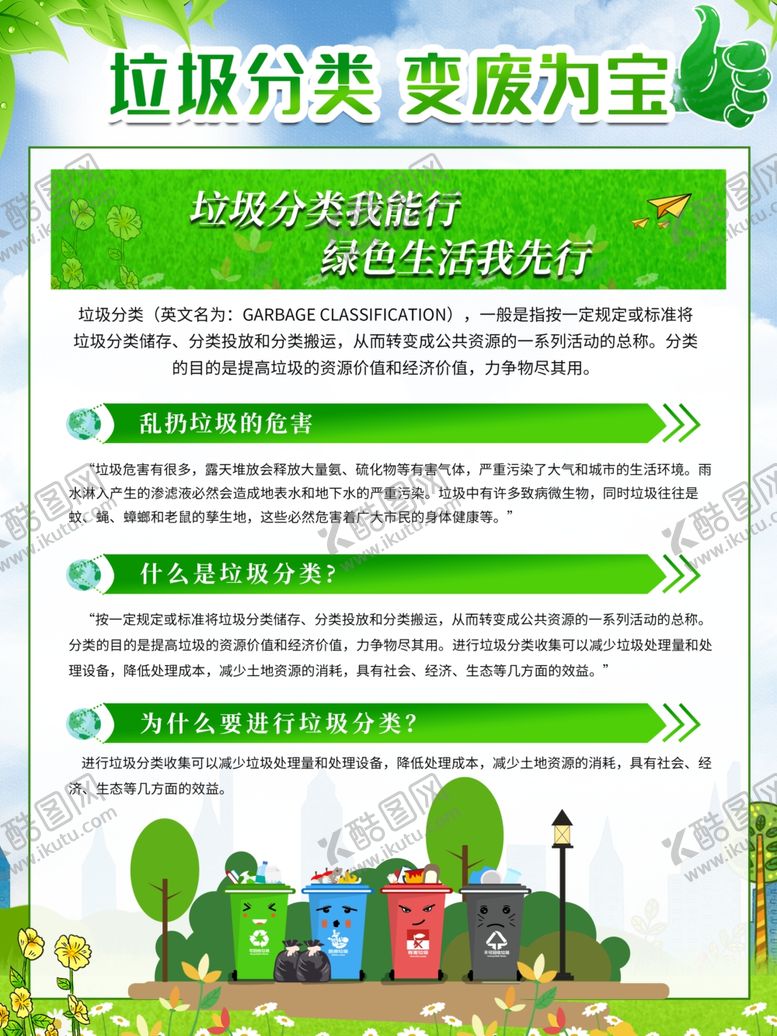 编号：31299509261727499599【酷图网】源文件下载-垃圾分类