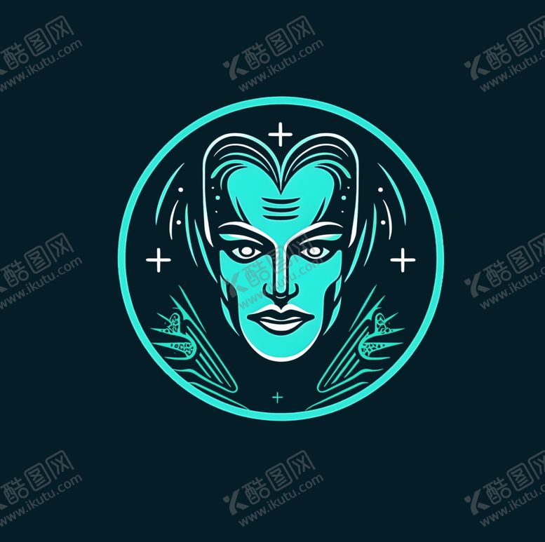 编号：15956412111221036813【酷图网】源文件下载-创意人物标志