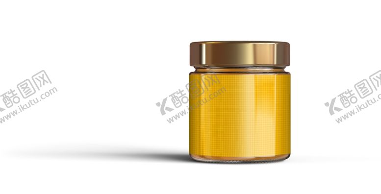 编号：52487609251337476925【酷图网】源文件下载-玻璃罐密封罐果酱罐包装效果样机