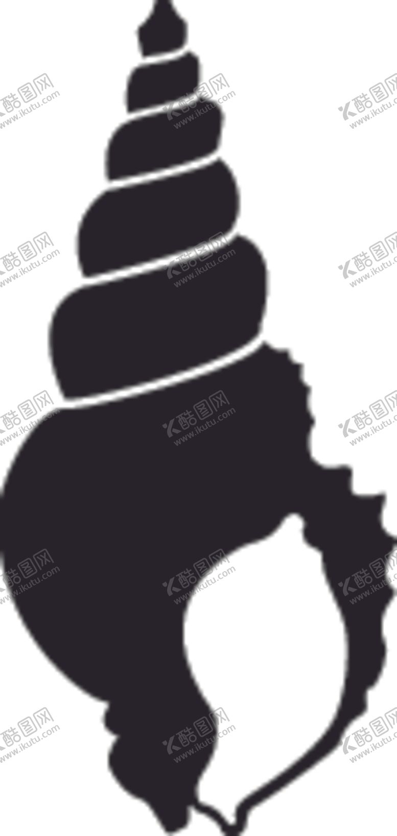 编号：65274310181006544231【酷图网】源文件下载-海洋生物系列海螺