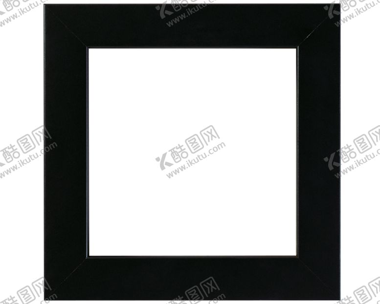 编号：19281802090431314595【酷图网】源文件下载-黑瓷漆宽边方形现代装饰画框十字