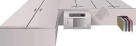 家具手绘室内装修房间插图