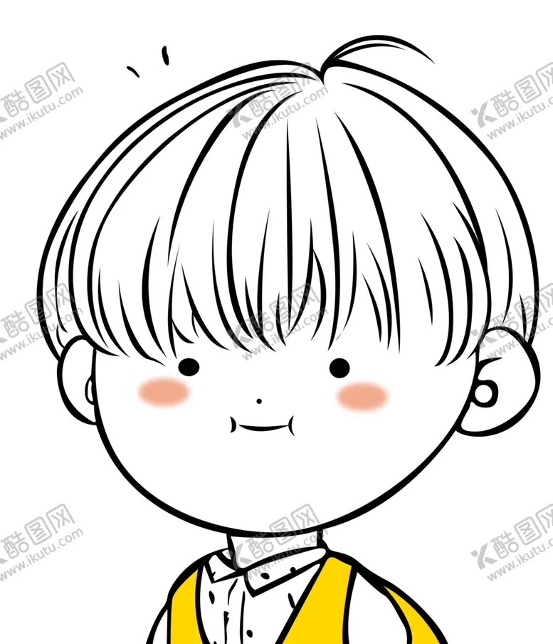 编号：49061906170853452472【酷图网】源文件下载-卡通漫画潮图手绘男孩