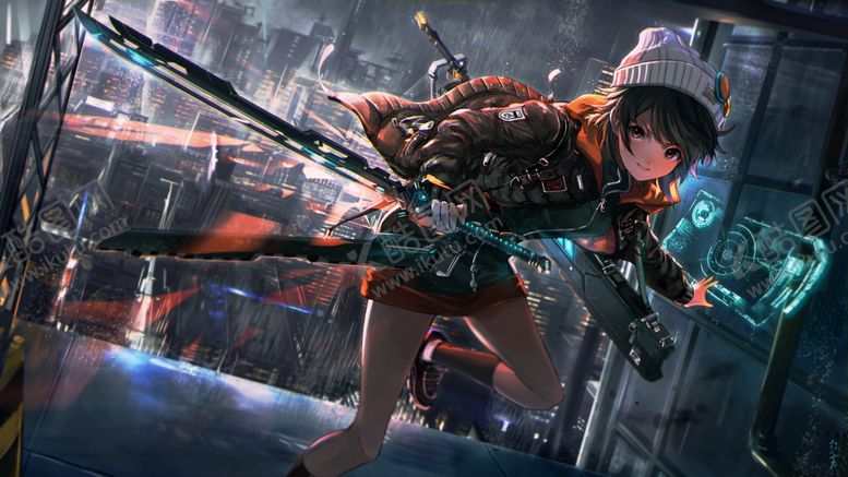 编号：32072809180318083392【酷图网】源文件下载-彩色人物插画动漫背景