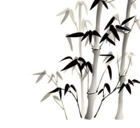 水墨竹子