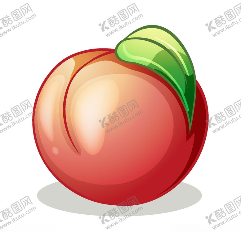 编号：58103305080414524073【酷图网】源文件下载-矢量卡通桃子