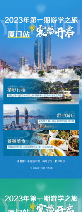 医美微商游学海报