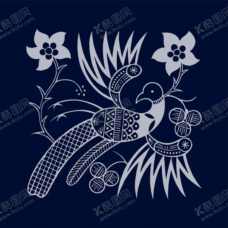 编号：32459511191314563058【酷图网】源文件下载-苗族蜡染纹样         