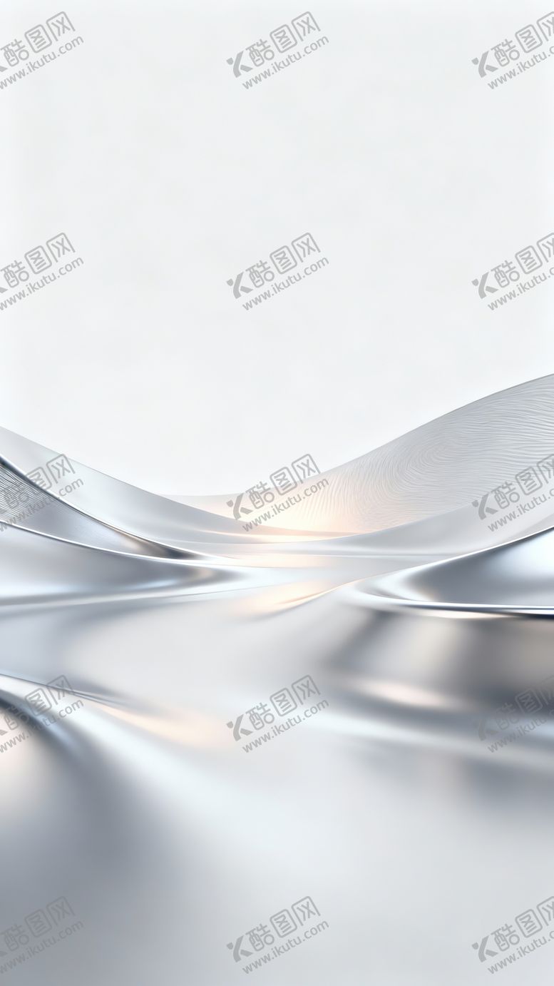 编号：11668204060258528093【酷图网】源文件下载-银色流动质感抽象背景图