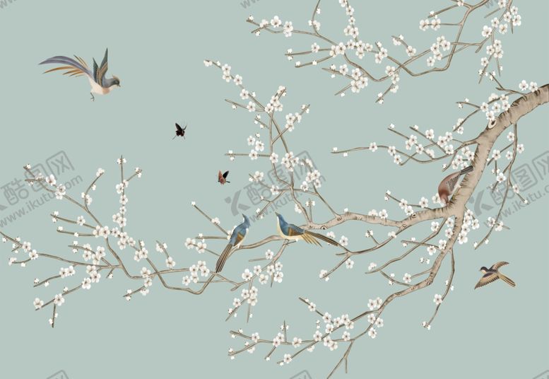 编号：38843109270611312915【酷图网】源文件下载-古典中国风工笔画