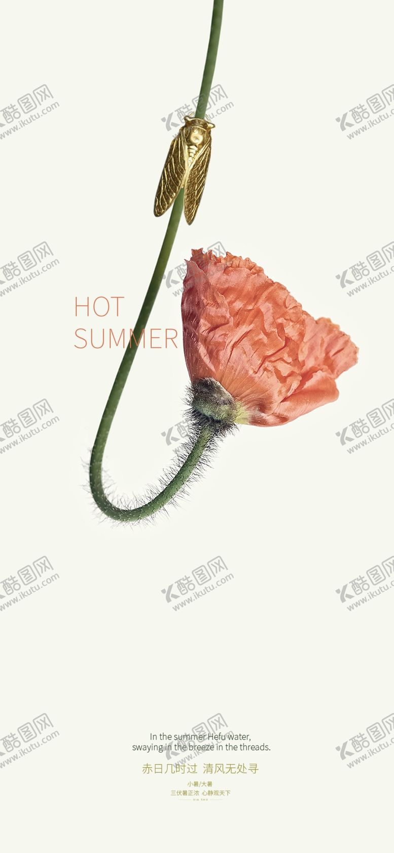 编号：22685509261048418940【酷图网】源文件下载-大暑金蝉鸣系列稿