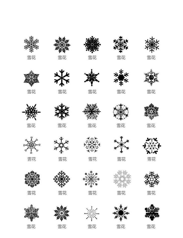 编号：63689411292015586809【酷图网】源文件下载-雪花