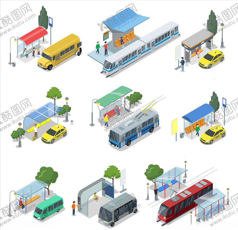 编号：71457610311923351842【酷图网】源文件下载-站台模型