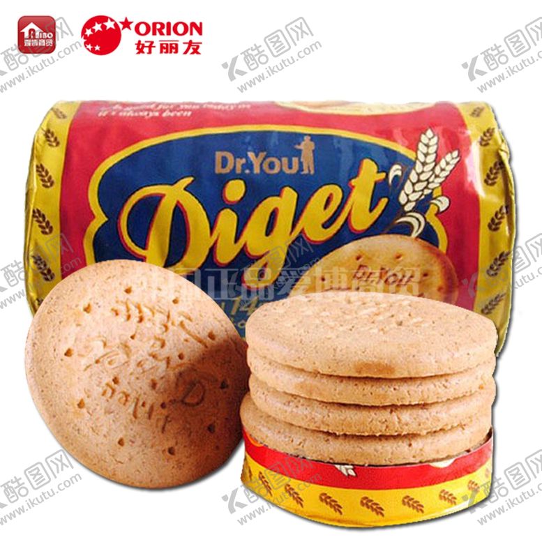 编号：35598610281845234227【酷图网】源文件下载-好丽友奥利恩原味全麦饼干