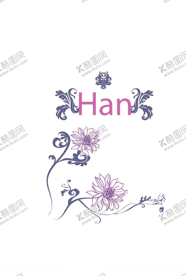 编号：44403606252133539235【酷图网】源文件下载-鲜花印花