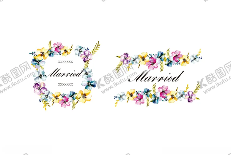 编号：50845709230021059946【酷图网】源文件下载-结婚花圈花环