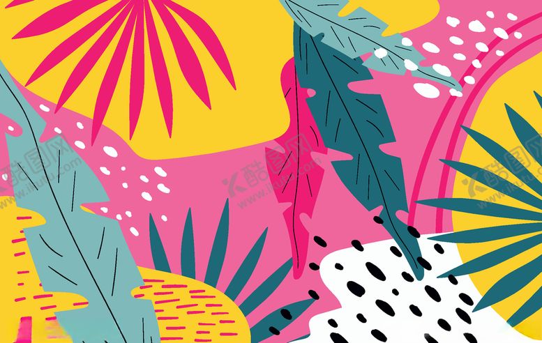 编号：52415310280620472415【酷图网】源文件下载-叶子背景