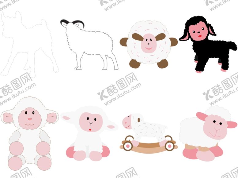 编号：45109409210346108129【酷图网】源文件下载-卡通羊