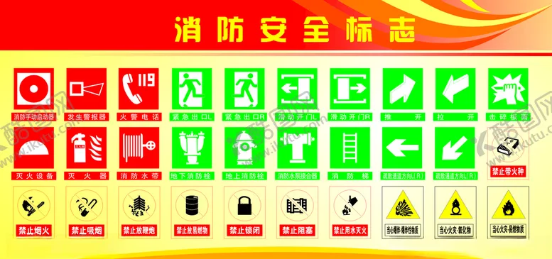 编号：27745504091744145720【酷图网】源文件下载-安全消防标志