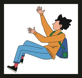 手绘男人男孩动画卡通动画卡通