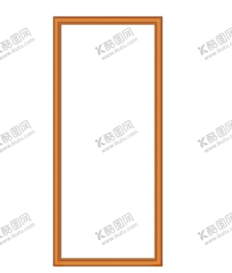 编号：40926607010240464658【酷图网】源文件下载-木框矢量框柚木色画框
