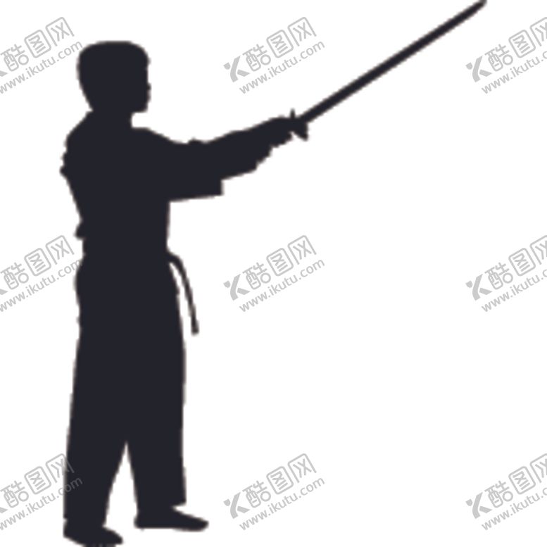 编号：88243009200146337761【酷图网】源文件下载-武术格斗剪影