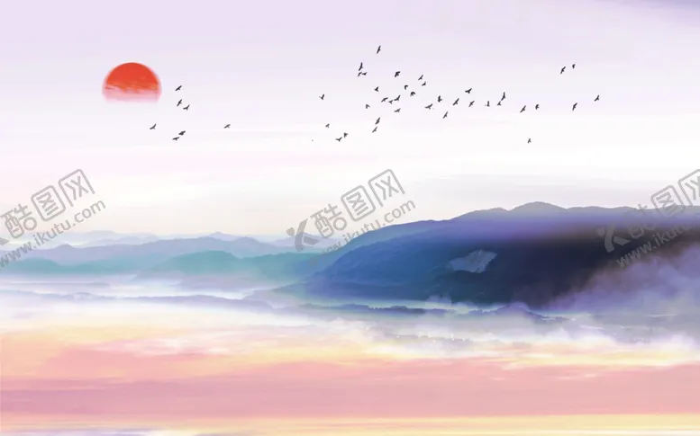 编号：57977401182058141571【酷图网】源文件下载-水墨山水画